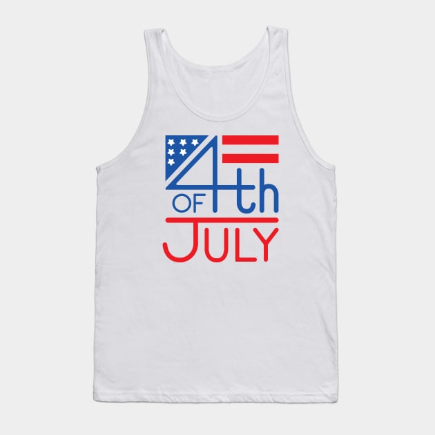 Fourth of July Tank Top by TheMoodyDecor
